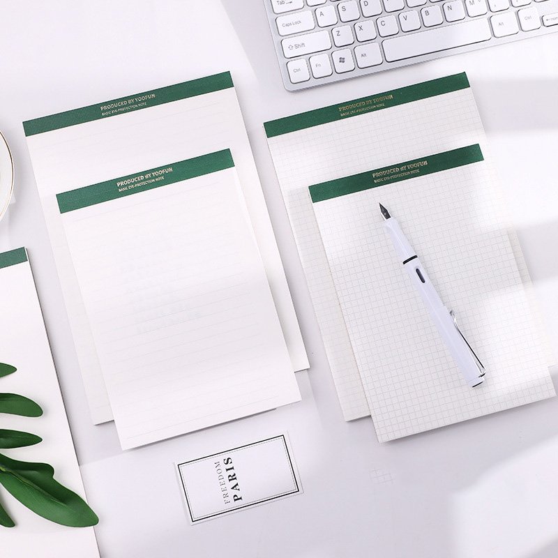 Joytop Office Supplies A4 A6 B5 PP cover 70sheets 70g Paper Business notebook draft Writing Pad legal pad notepad