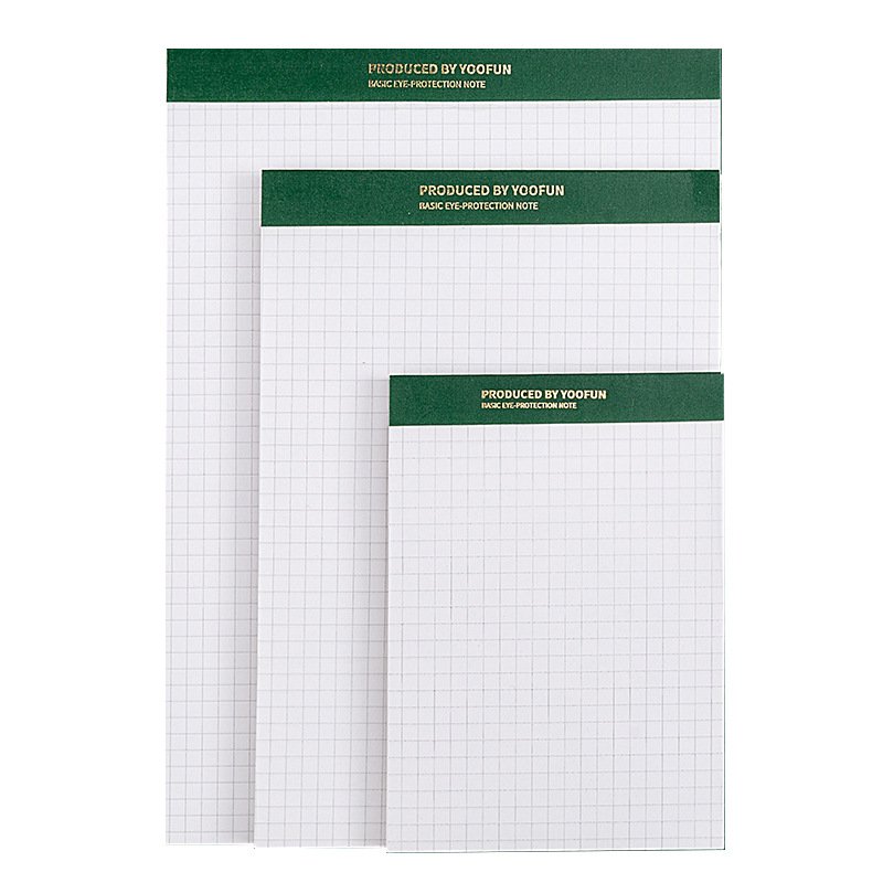 Joytop Office Supplies A4 A6 B5 PP cover 70sheets 70g Paper Business notebook draft Writing Pad legal pad notepad