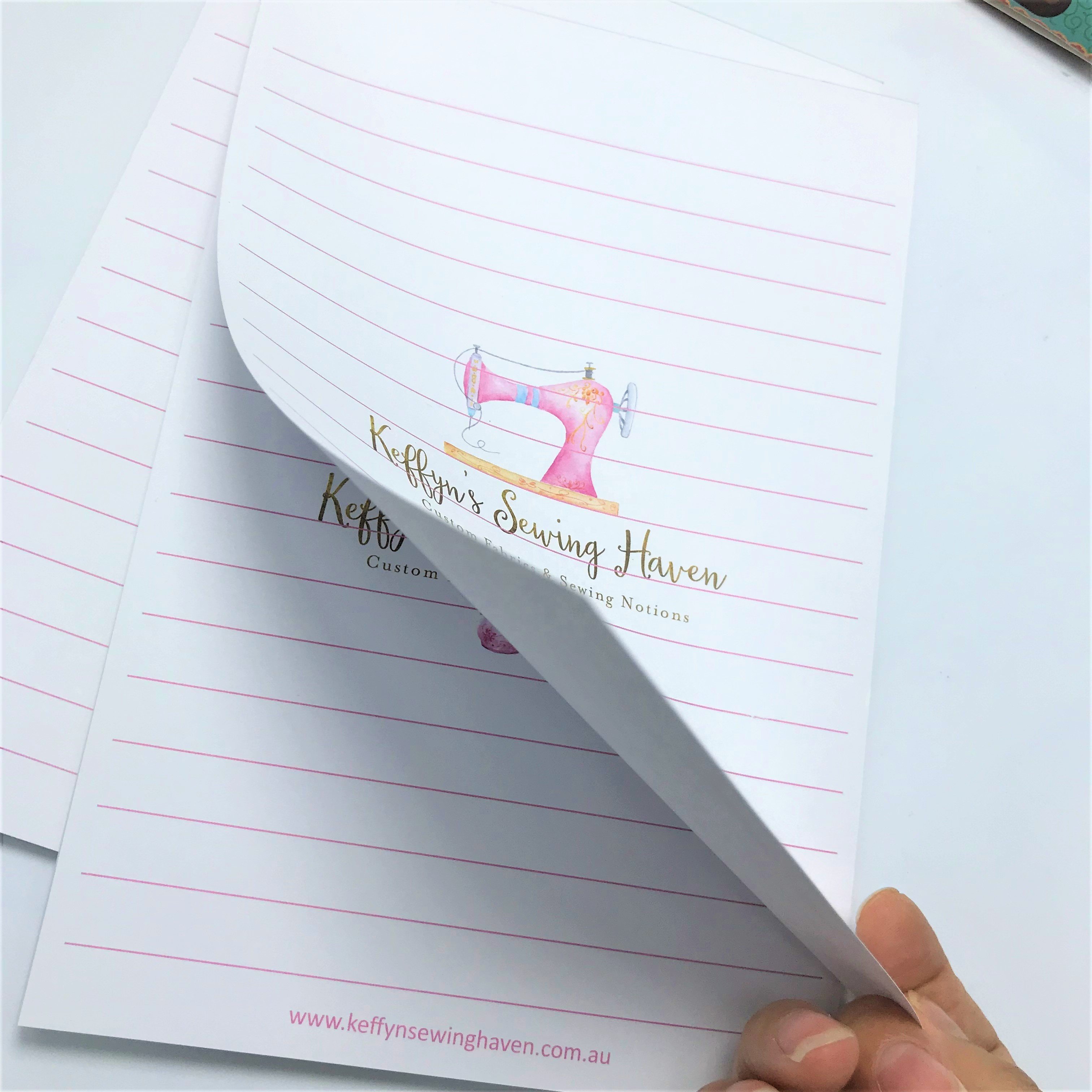 Pretty Funny Personalized Promotional Gifts Memo Pads 9x6 Tear-off A4/A5/A6/A7 Jotter Notepads Bulk for Women