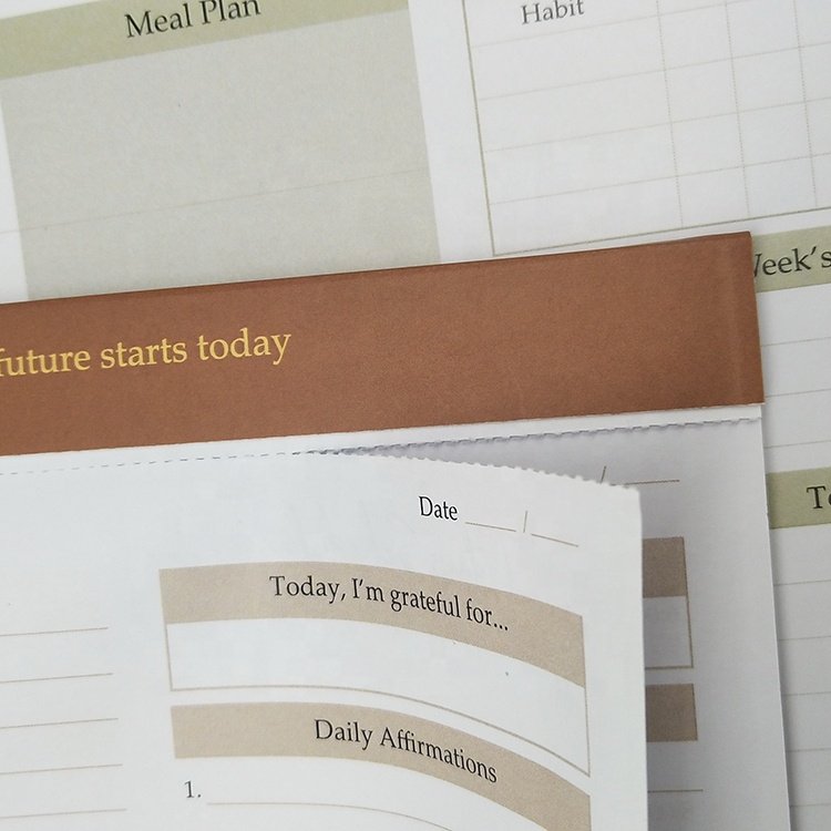 Factory wholesale custom printed planner writing note pad to do list memo notepad with perforation