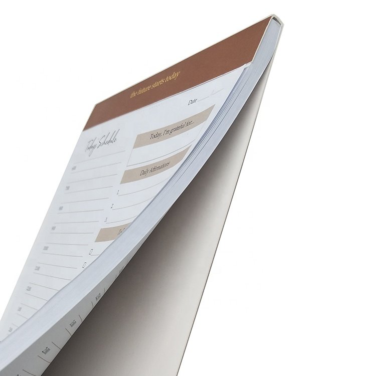 Factory wholesale custom printed planner writing note pad to do list memo notepad with perforation