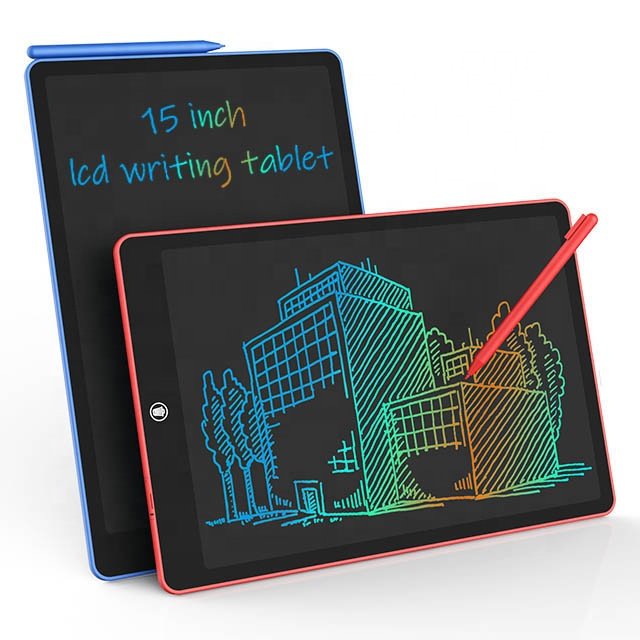 School Stationery Custom Logo Spiral Notebook 15 Inch Erasable Digital Electronic Drawing Board LCD Writing Tablet