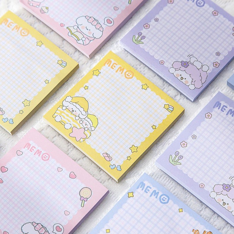 Custom Memo Pad Personalized Notepads Anime Stationary And School Supplies Material Escolar posted Sticky Notes