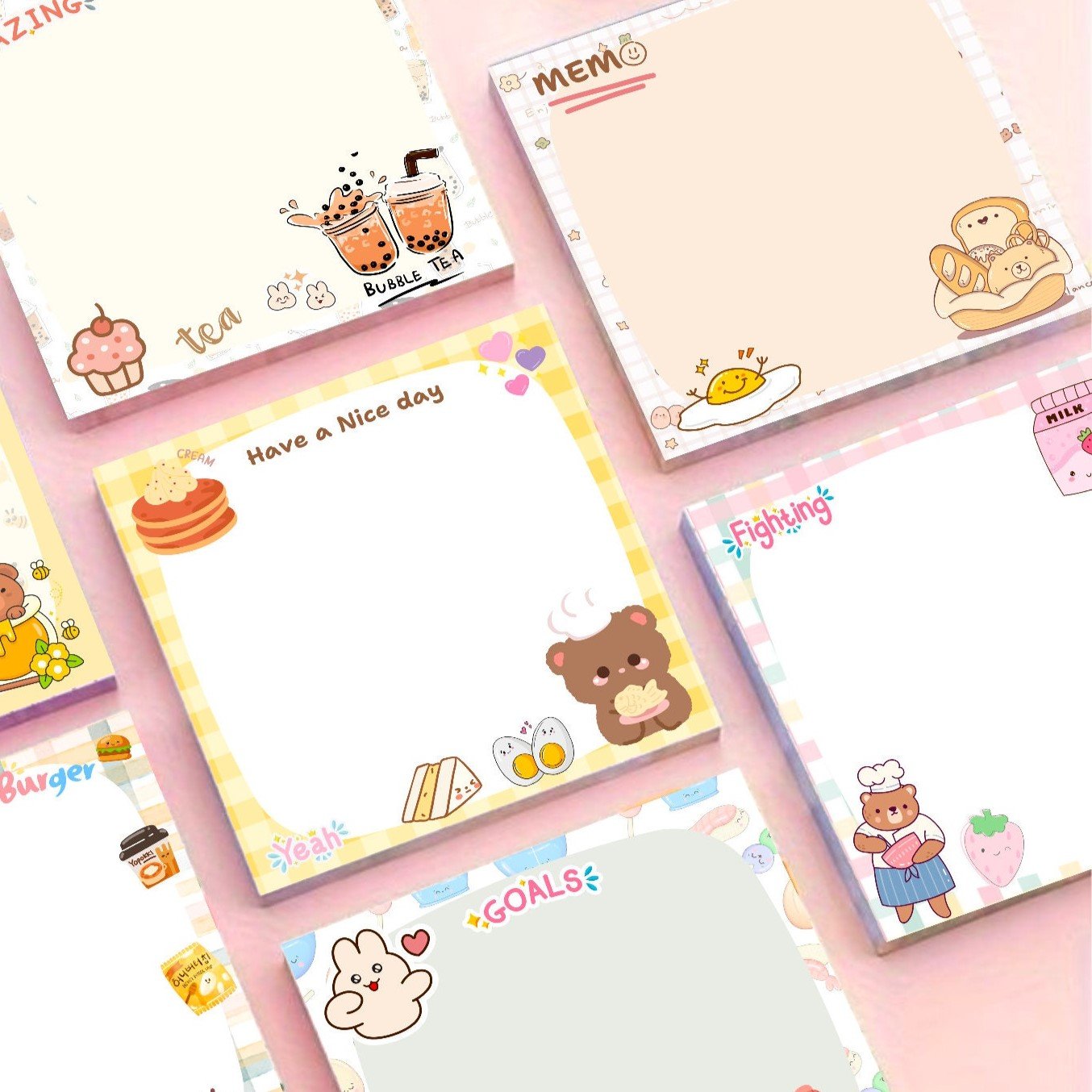 Custom Memo Pad Personalized Notepads Anime Stationary And School Supplies Material Escolar posted Sticky Notes