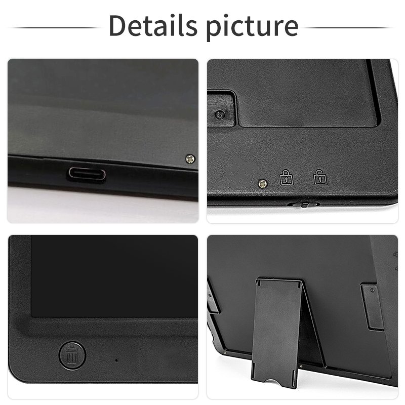 10.5 inch Rechargeable LCD Writing Tablet Drawing Toys Electronic Drawing Board Kids Doodle Board Graffiti Memo Pad Magic Slate