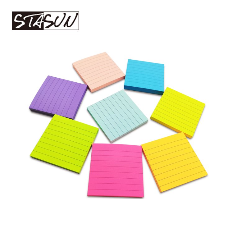 STASUN Ruled sticky note Paper sticky note memo pad Post sticky note