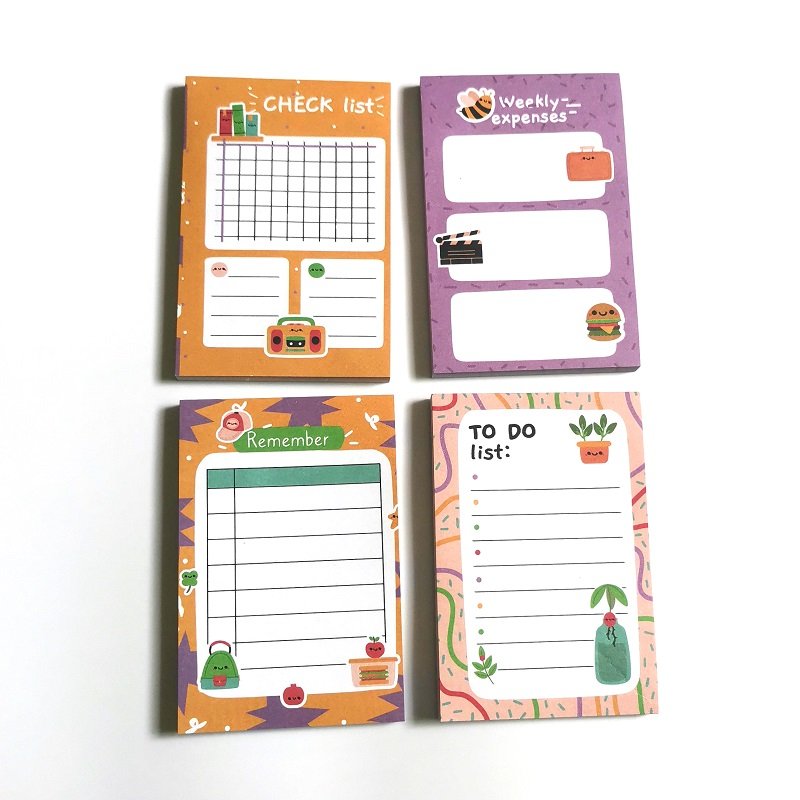 Hot selling Hotel A5 notepad custom logo sticky note pad for Real Estate Promotional gifts