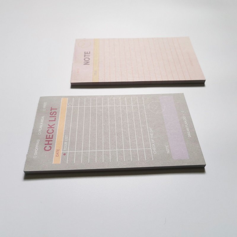 Hot selling Hotel A5 notepad custom logo sticky note pad for Real Estate Promotional gifts