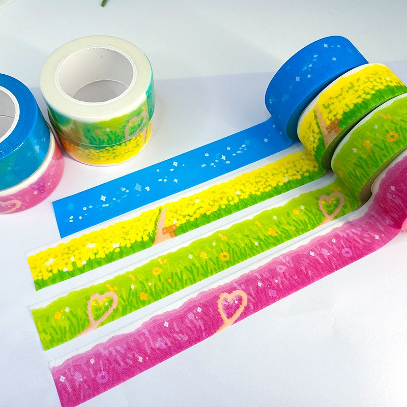 Hand pattern pet hand account tape die-cutting custom hand account material clip diy sticker