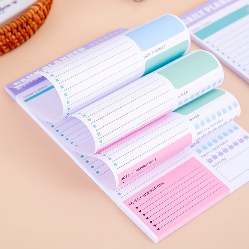 Factory Custom Printing Notepad Hotel Office Stationery Supplies To do list Pad Easily Tear Off Notepads Memo Pads