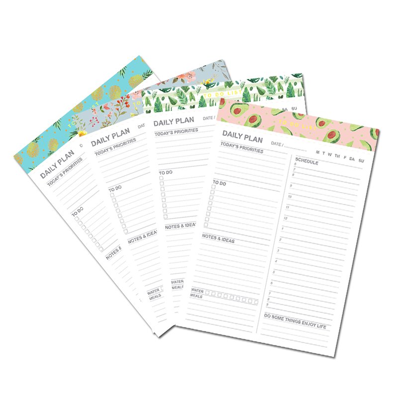 New Product Innovative Custom Product Notepad Notebook Memo Pad To Do List Business Magnetic A5 Paper Line Printed