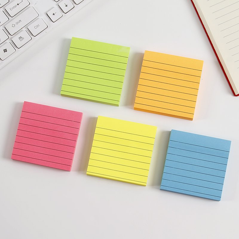 Wholesale Sticky Note Pad 10 Colors Sticky Notes Custom Logo Print Sticky Note Custom Size 3x3 Inches