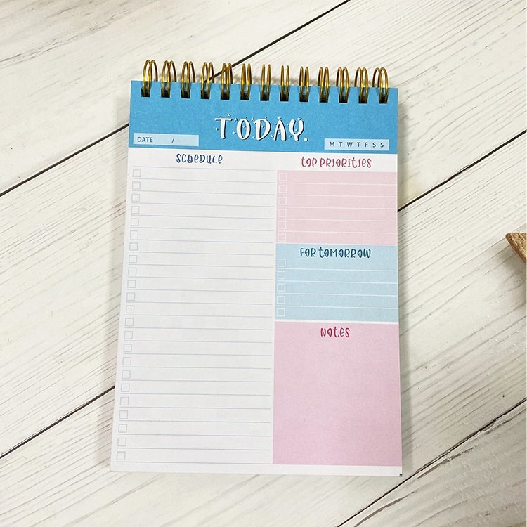 Custom Note Pad Tear Off Daily Planner Notepad Work Personal Writing Pad To Do List Notepad With Logo