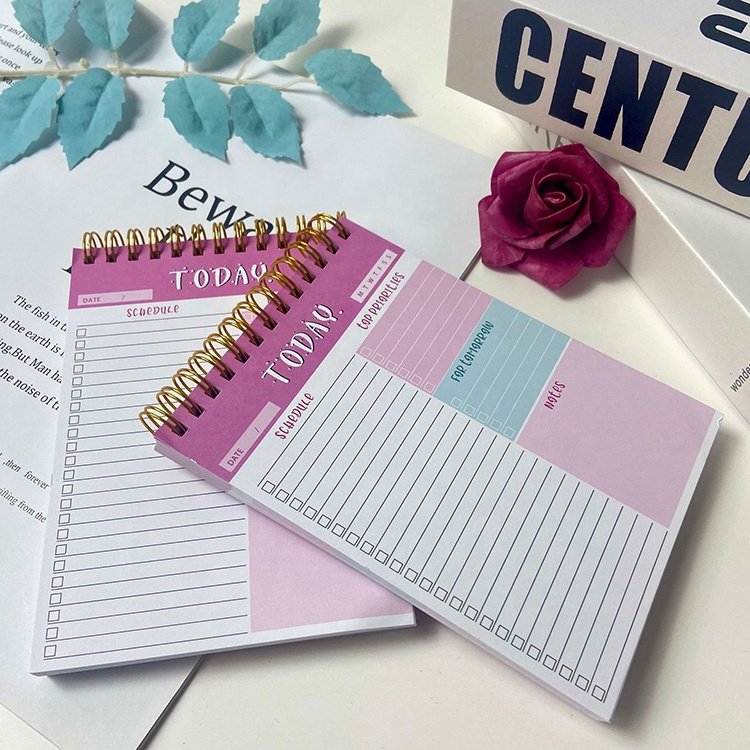 Custom Note Pad Tear Off Daily Planner Notepad Work Personal Writing Pad To Do List Notepad With Logo