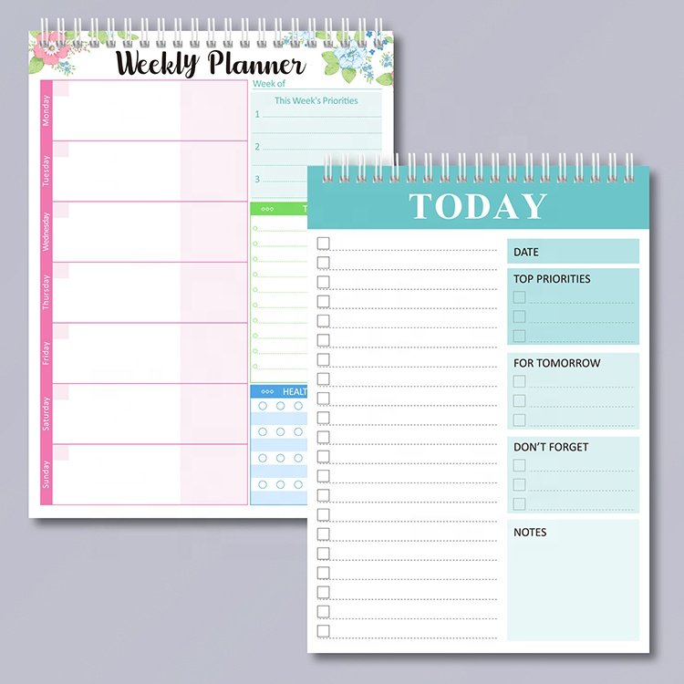 Custom Note Pad Tear Off Daily Planner Notepad Work Personal Writing Pad To Do List Notepad With Logo