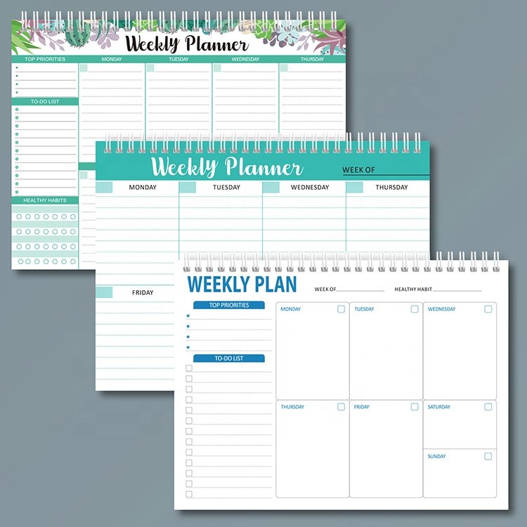 Custom Note Pad Tear Off Daily Planner Notepad Work Personal Writing Pad To Do List Notepad With Logo