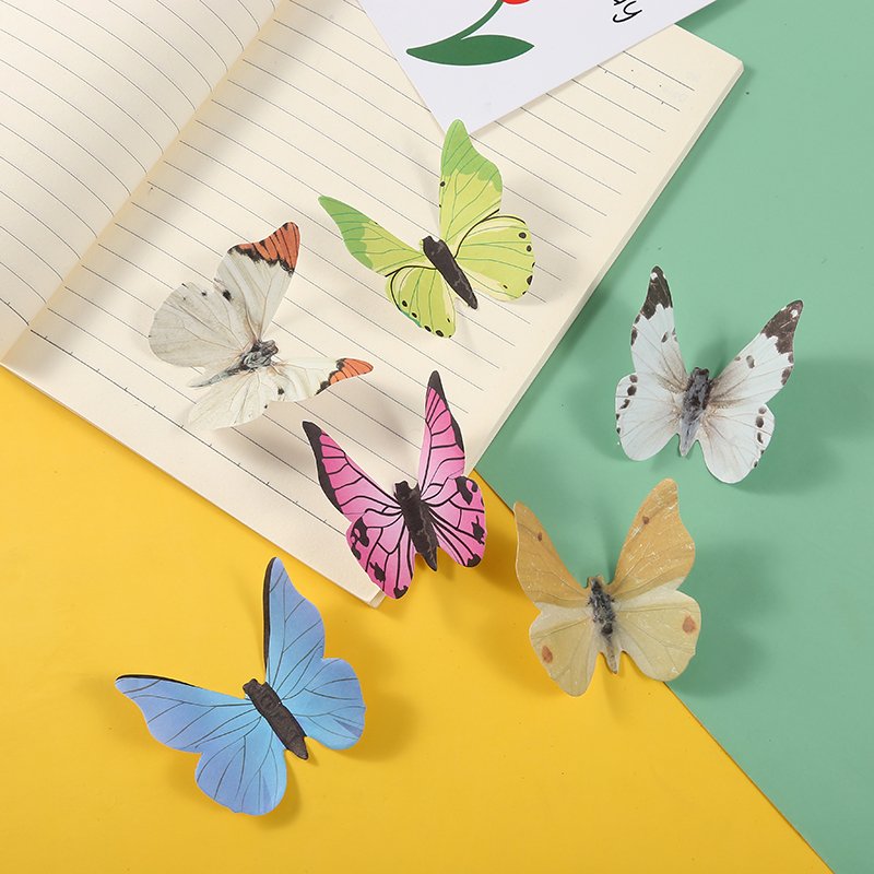 KADISI Wholesale Custom Note Pad School colorful Memo Pad Office butterfly Sticky Notes