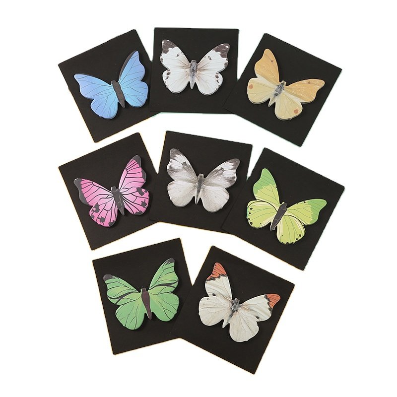 KADISI Wholesale Custom Note Pad School colorful Memo Pad Office butterfly Sticky Notes