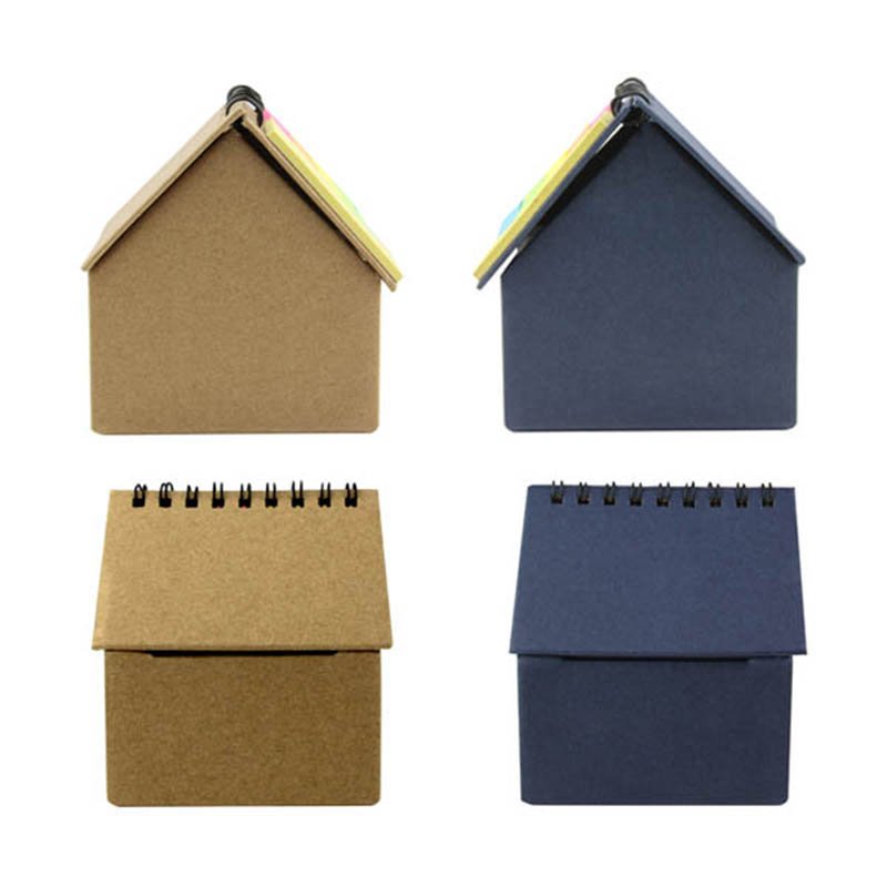 Custom Printed NotePad Memo Cube Pad Spiral Binding Note Pad With Sticky Notes