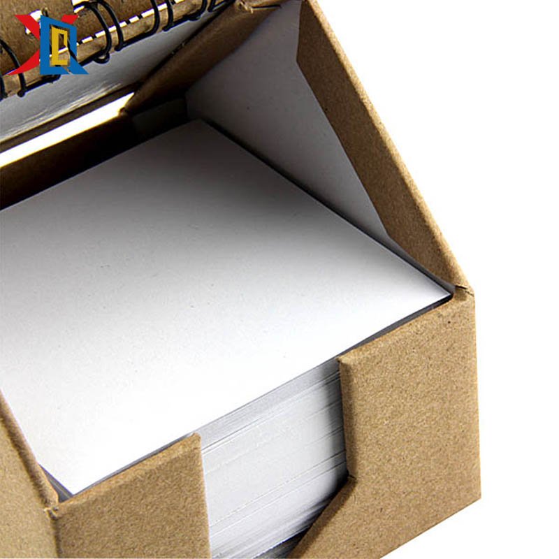 Custom Printed NotePad Memo Cube Pad Spiral Binding Note Pad With Sticky Notes