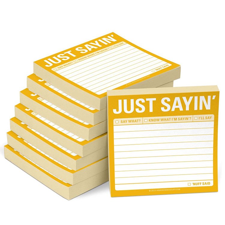 Custom 8 pack 3 x 3 inches each to do list sticky notes memo pad