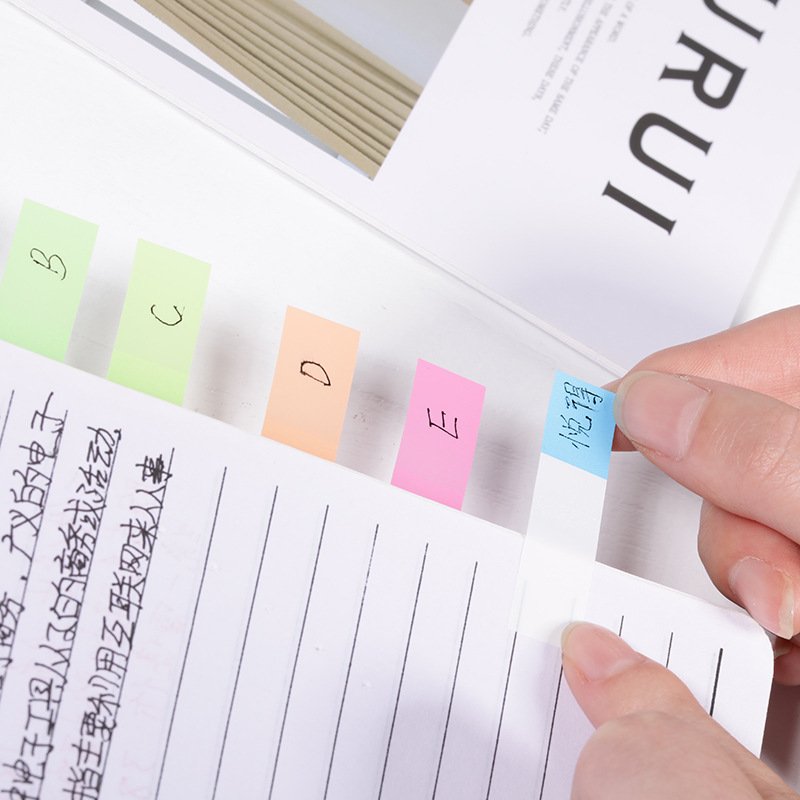 Waterproof custom transparent tag high quality gift set small tabs flag sticky notes