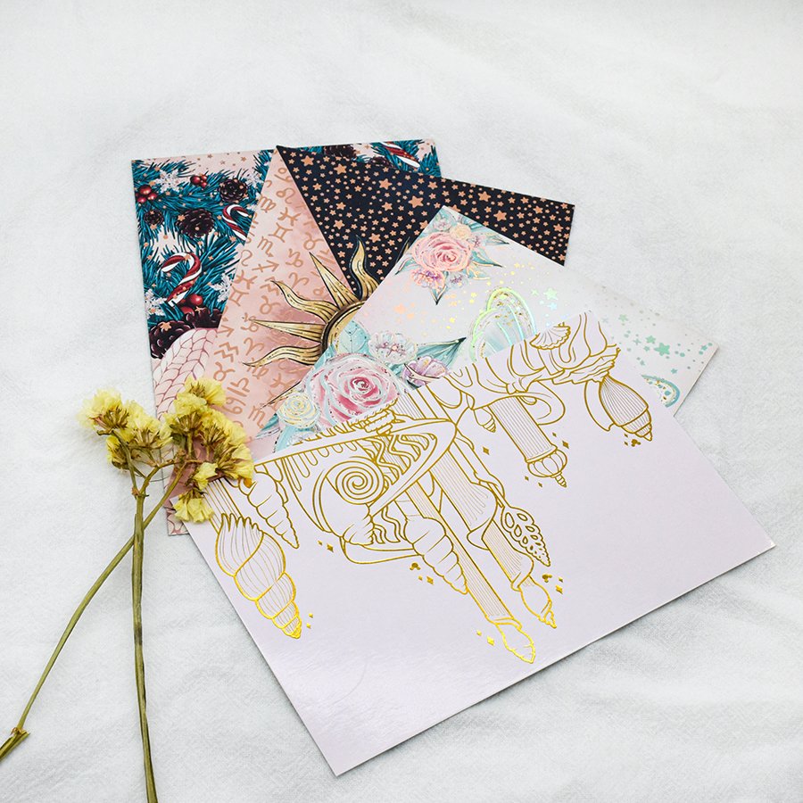 Custom Logo Design Printing Art Paper Both Sides Small Postcard Greeting Thanks Cards Custom Thank You Cards for Business