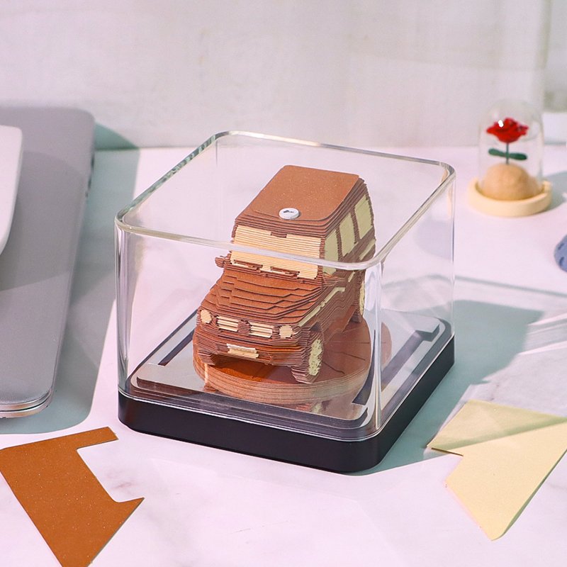 3D Memo Pad Custom Car Notepad Tennis Basketball Football Art Paper Crafts Desk Decor School Stationery Gift Boy Birthday Items