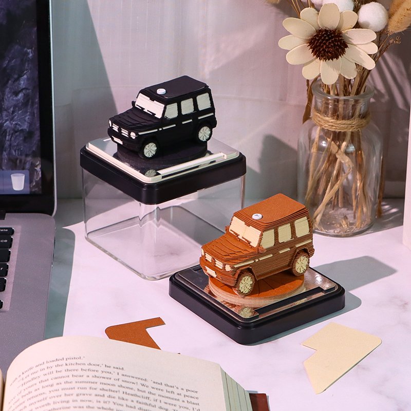3D Memo Pad Custom Car Notepad Tennis Basketball Football Art Paper Crafts Desk Decor School Stationery Gift Boy Birthday Items