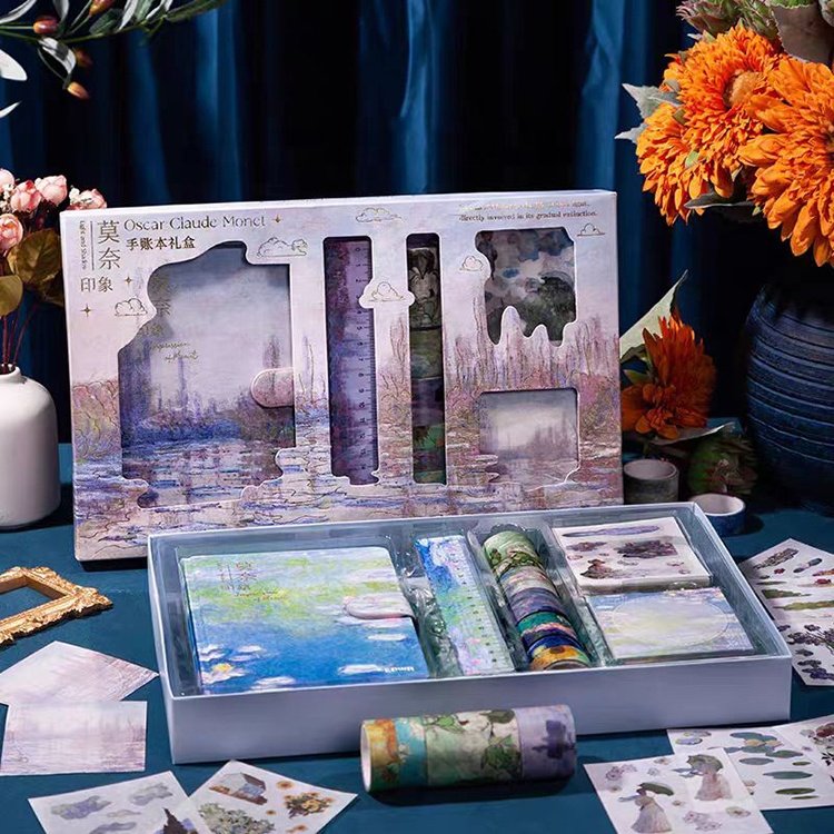 New Fashion Scenery Printing Patterns Stationery Creative Cloud Personalized Sticky Notes Memopad Notepad for Planner