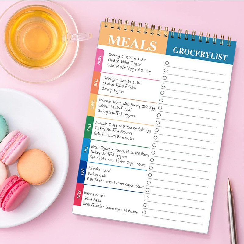 New Design Custom Daily To Do List Weekly Note Pads With Logo 2024 Planner Notepad in Stock