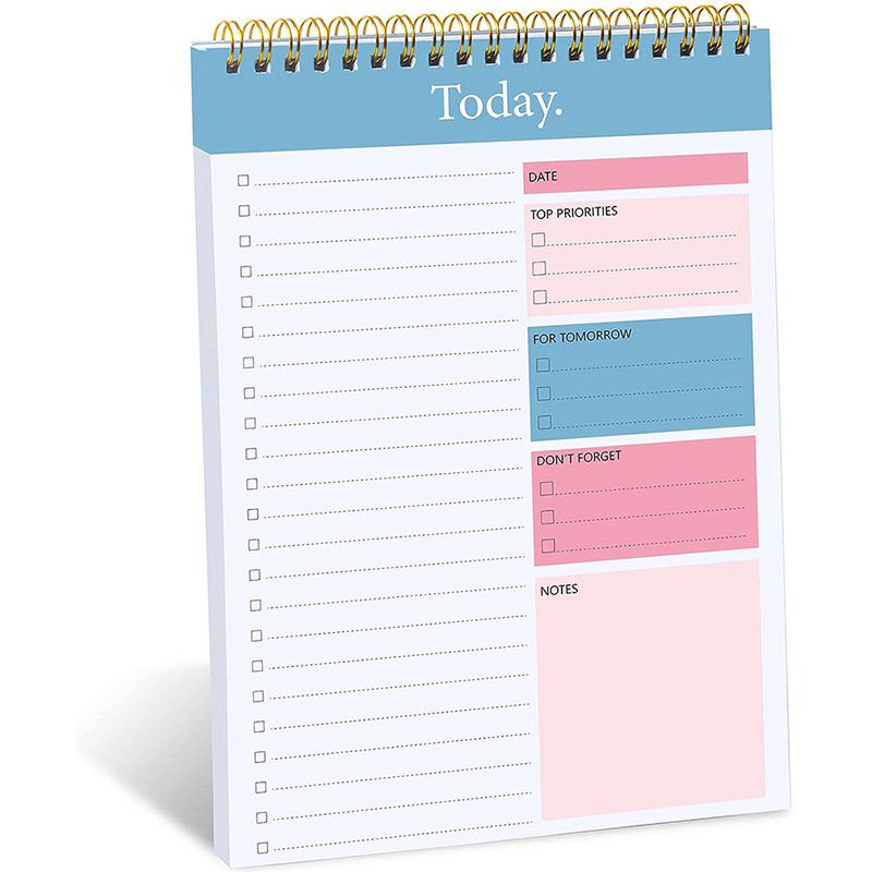 New Design Custom Daily To Do List Weekly Note Pads With Logo 2024 Planner Notepad in Stock