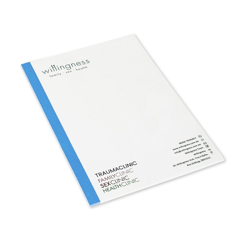 Professional Hotel Tear off A5 notepads custom logo printed for Real Estate Promotional gifts