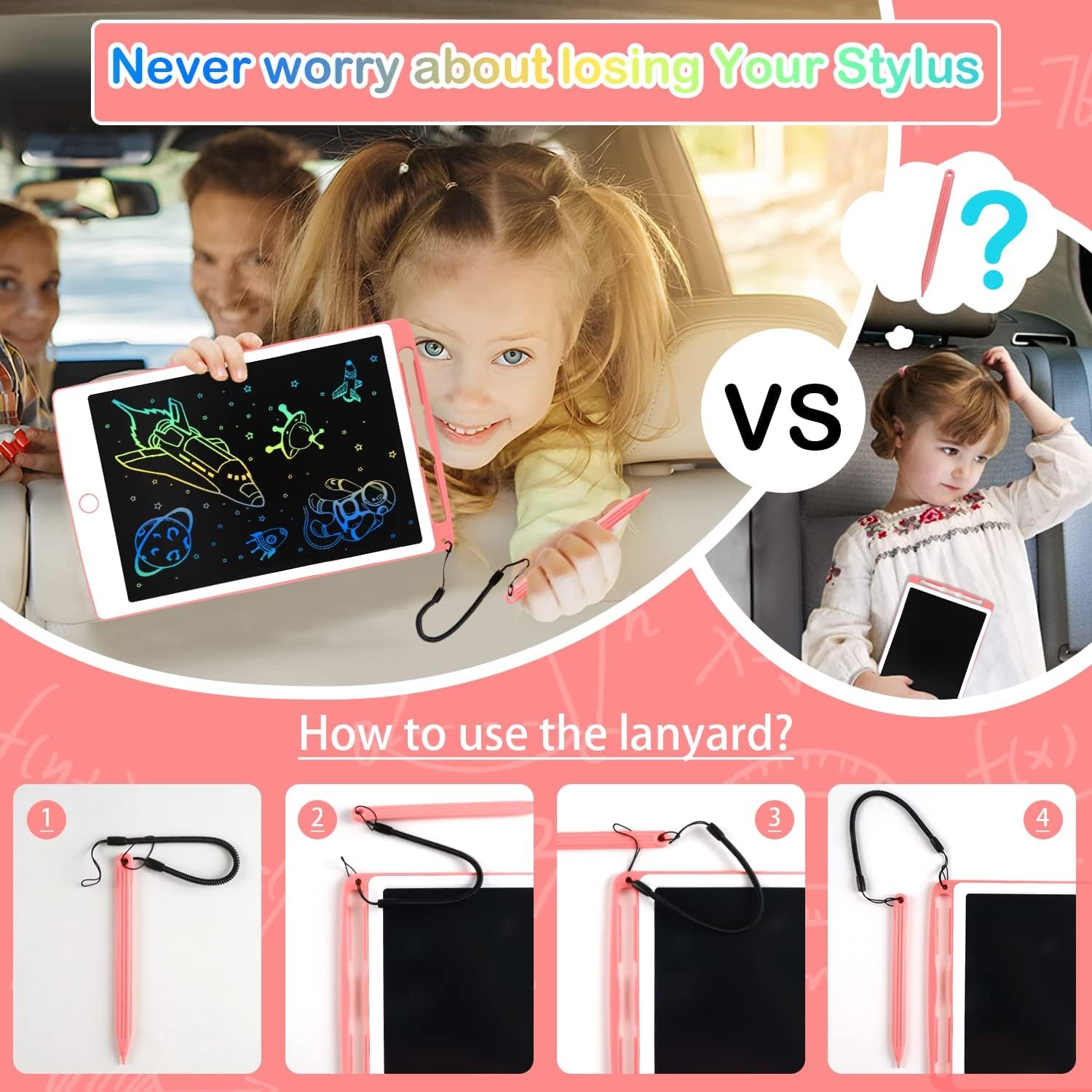 Factory Electronic Writing Pad Lcd Erasable Memo Pad for Kids Drawing Boards Ewriter Board 8.5 Inch LCD Writing Tablets