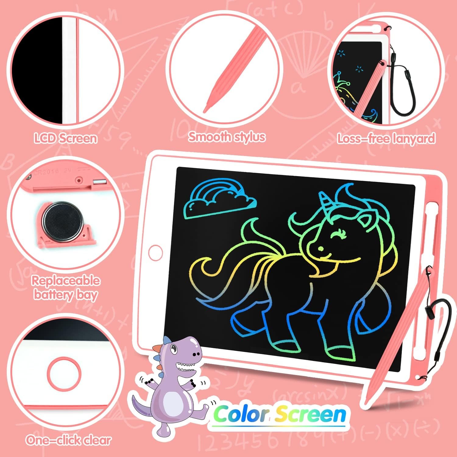 Factory Electronic Writing Pad Lcd Erasable Memo Pad for Kids Drawing Boards Ewriter Board 8.5 Inch LCD Writing Tablets