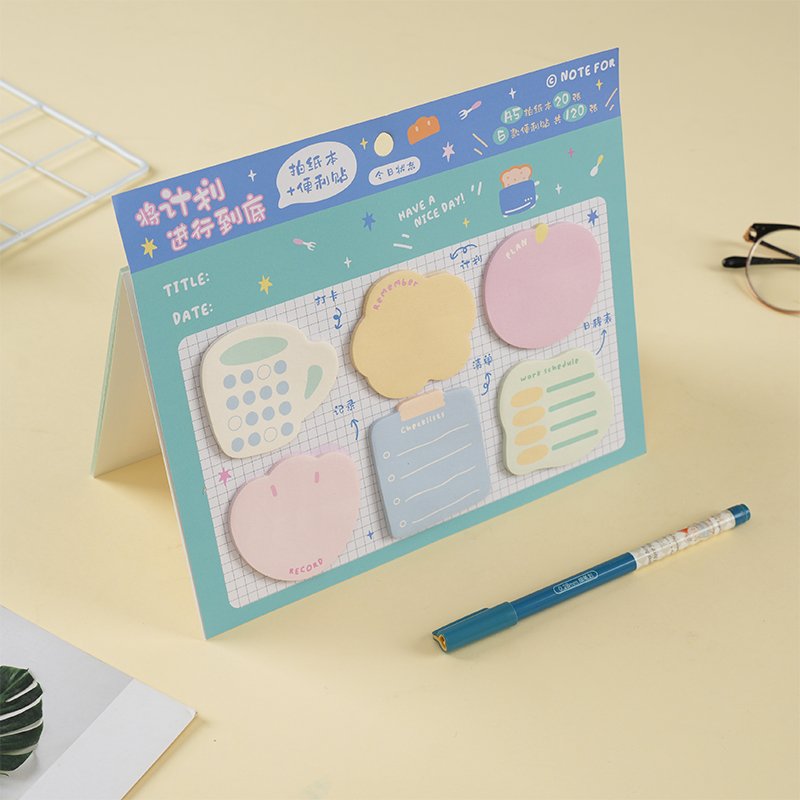 DESEN Custom memo pad printing,office paper notepad sticky note manufacturer