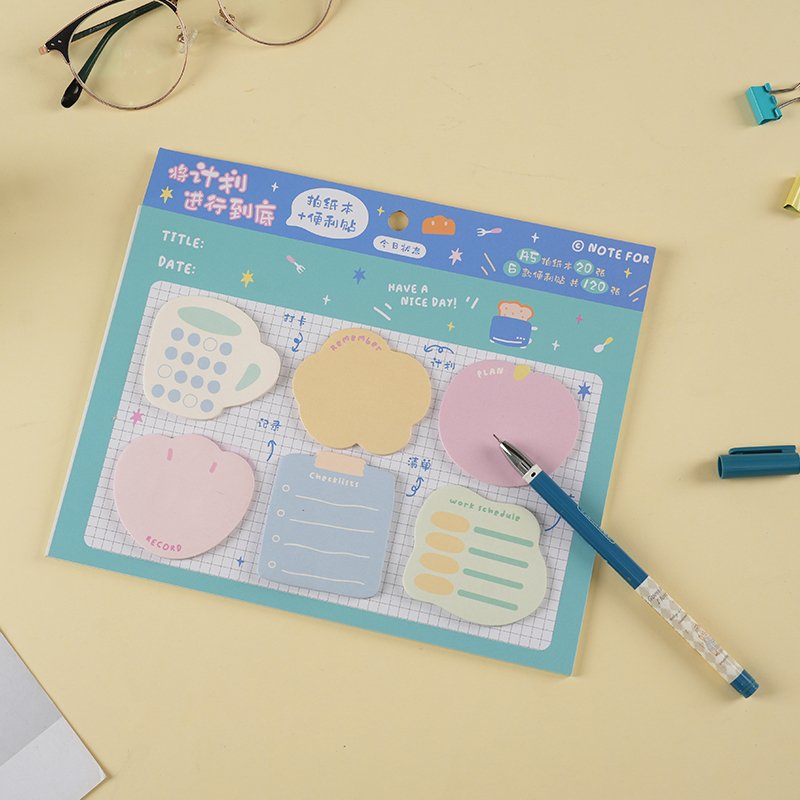 DESEN Custom memo pad printing,office paper notepad sticky note manufacturer