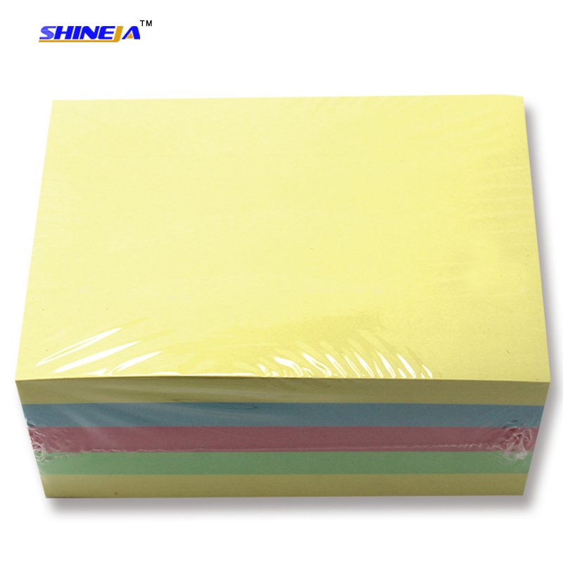 Popular good quality self-adhesive sticky notes cube in assorted colors for school and office