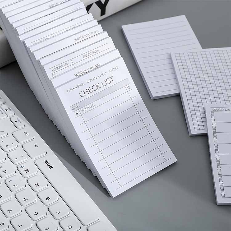Custom Concise Design To Do List Notepad Check List Planner Memo Pads