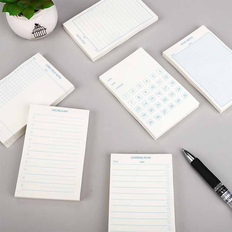 Custom Concise Design To Do List Notepad Check List Planner Memo Pads
