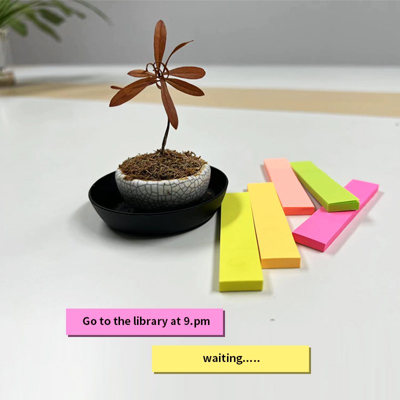 Promotional Sticky Note Memo Strip Mini Colourful Memo Pad For School and Office