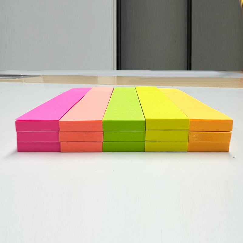 Promotional Sticky Note Memo Strip Mini Colourful Memo Pad For School and Office