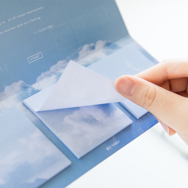60sheets Lovely Memo Pads Cartoon Stationery Decorative Material Portable Notepad School Office Supply Sticky Notes