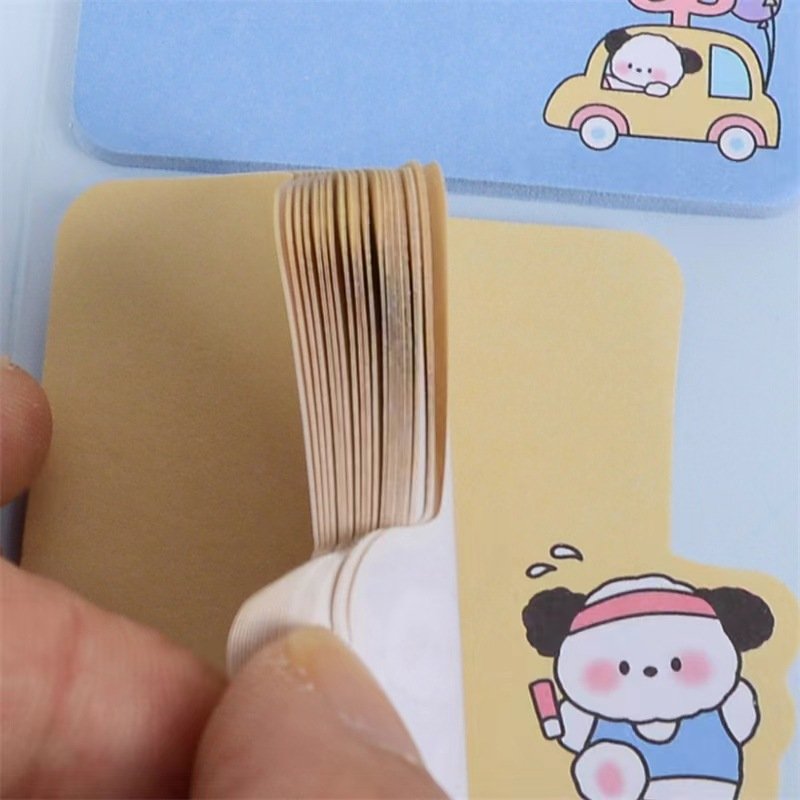 Creative Cute Cartoon Animal Message Book Wholesale Handbook Material Student Note Memo Notes Can Be Torn N Times