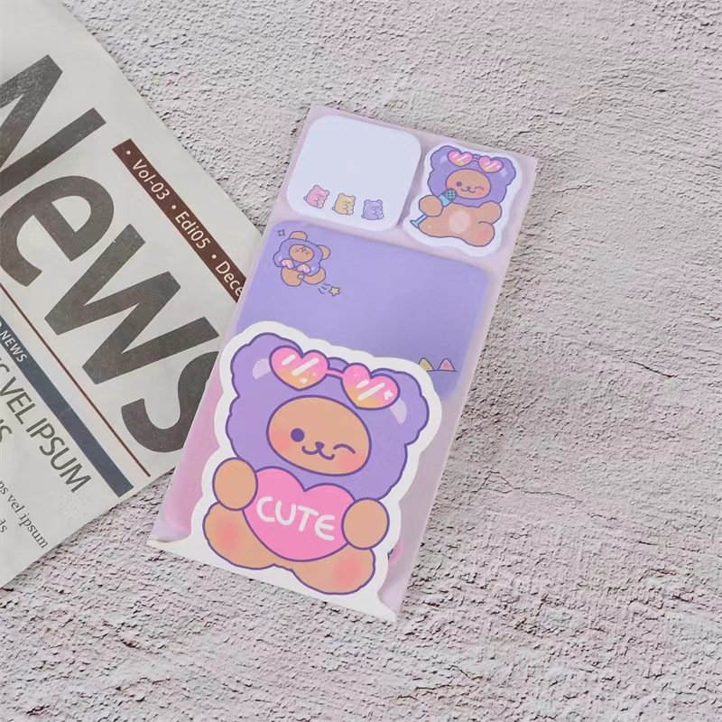 Creative Cute Cartoon Animal Message Book Wholesale Handbook Material Student Note Memo Notes Can Be Torn N Times