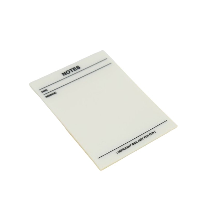 1pcs 2.76*3.74in Free To Paste Well Organized Available Anytime Anywhere PET Transparent Memo Pad