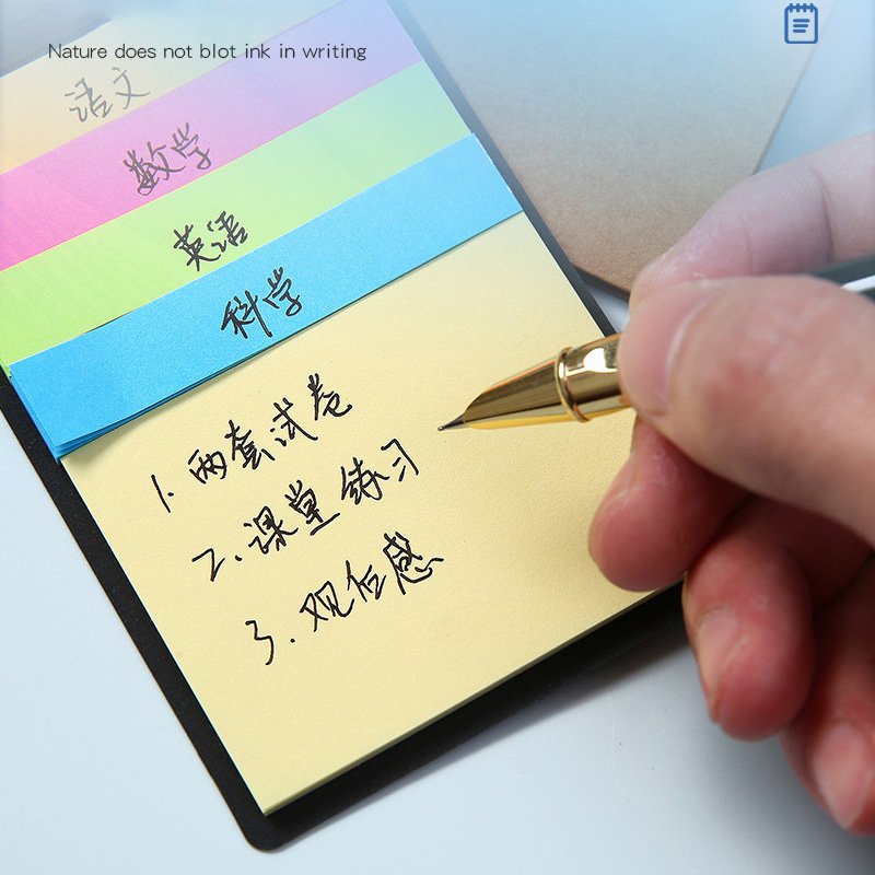 JW6472 Stationery School Supplies Paper Posted It Sticky Note Pad Wholesale Cute Memo Pads Custom Sticky Notes