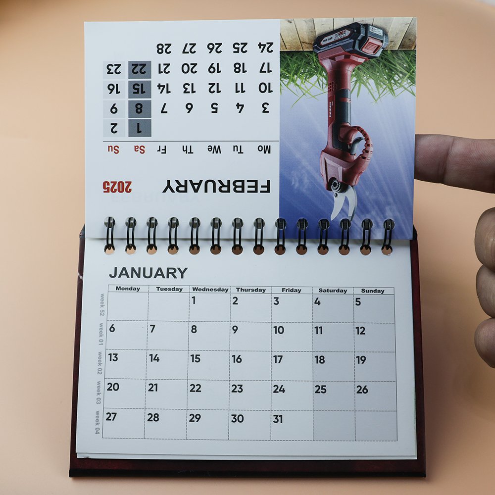 GemFully office design calendar customizable 2025 planners annual planner stickers memo pad calendar