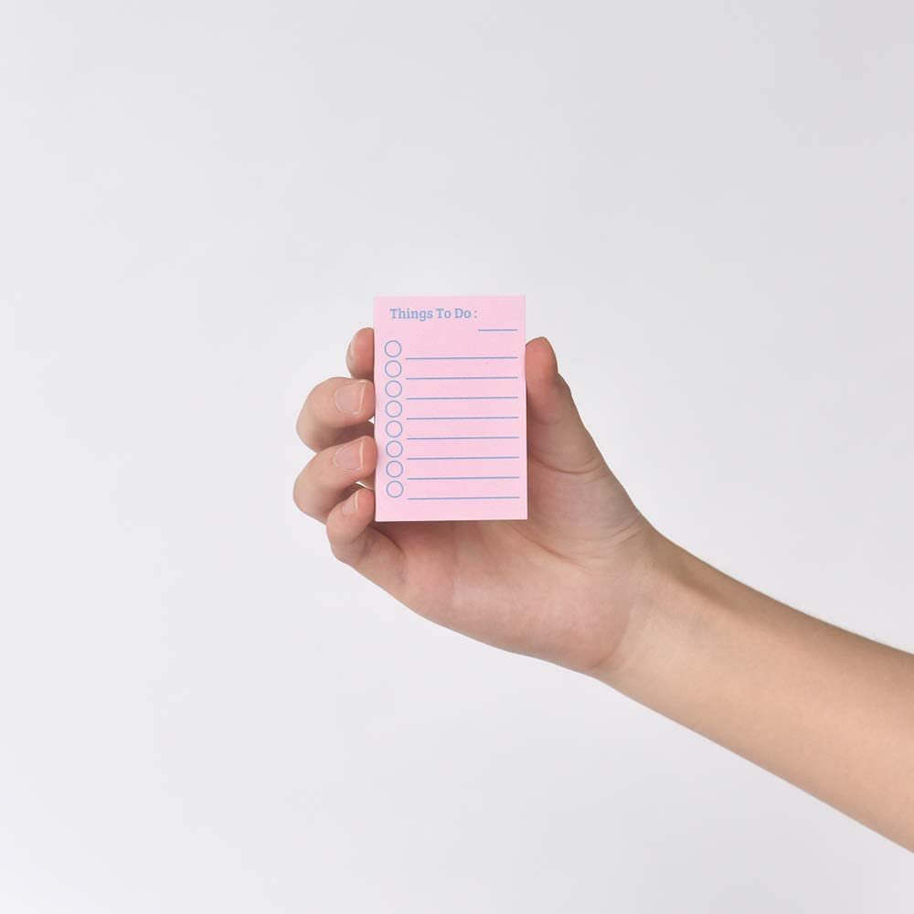 5Pcs Cute Planning To Do List Notepad Custom Sticky Notes with Lines Self Adhesive Memo Pads 50 Sheets Note Pad