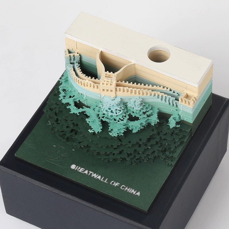 Sticky Notes Custom 3D Art Memo Pad Cube Memo